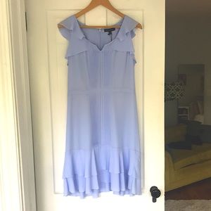 Banana Republic Periwinkle lined dress NEVER WORN